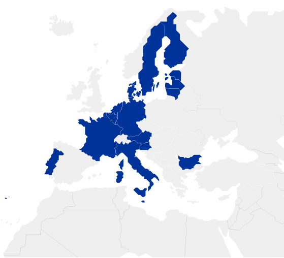 Pays participant à la JUB Liste 17 pays brevet unifié européen