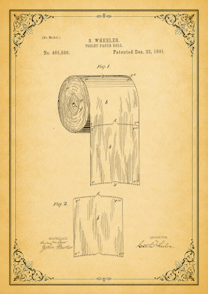 brevet papier toilette