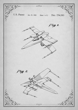Brevet Star Wars X-Wing
